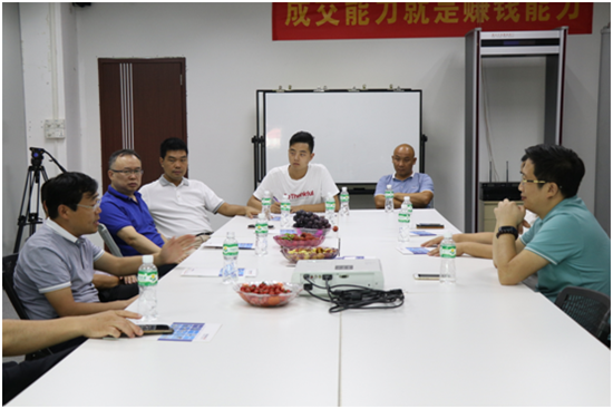 熱烈歡迎河南省鄧州市家鄉(xiāng)領(lǐng)導(dǎo)蒞臨善安公司參觀指導(dǎo)工作！
